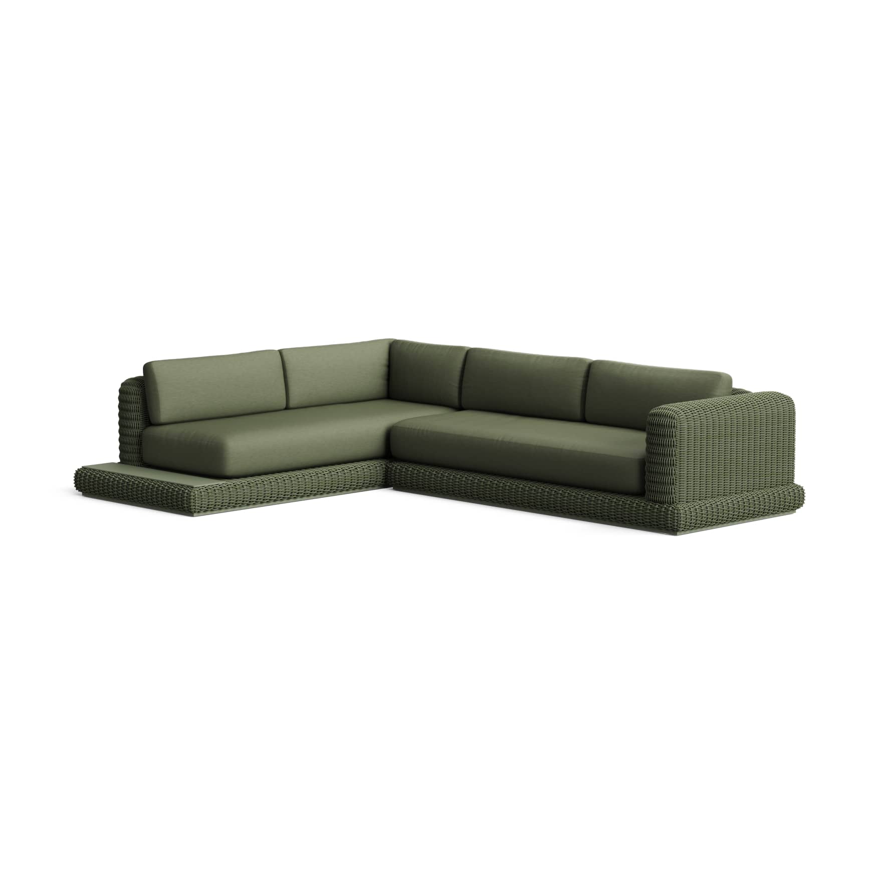 Roundabout Sectional with Side Table - Image 3