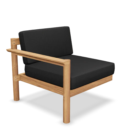 Haven Left Module - Teak Armrest - Image 3
